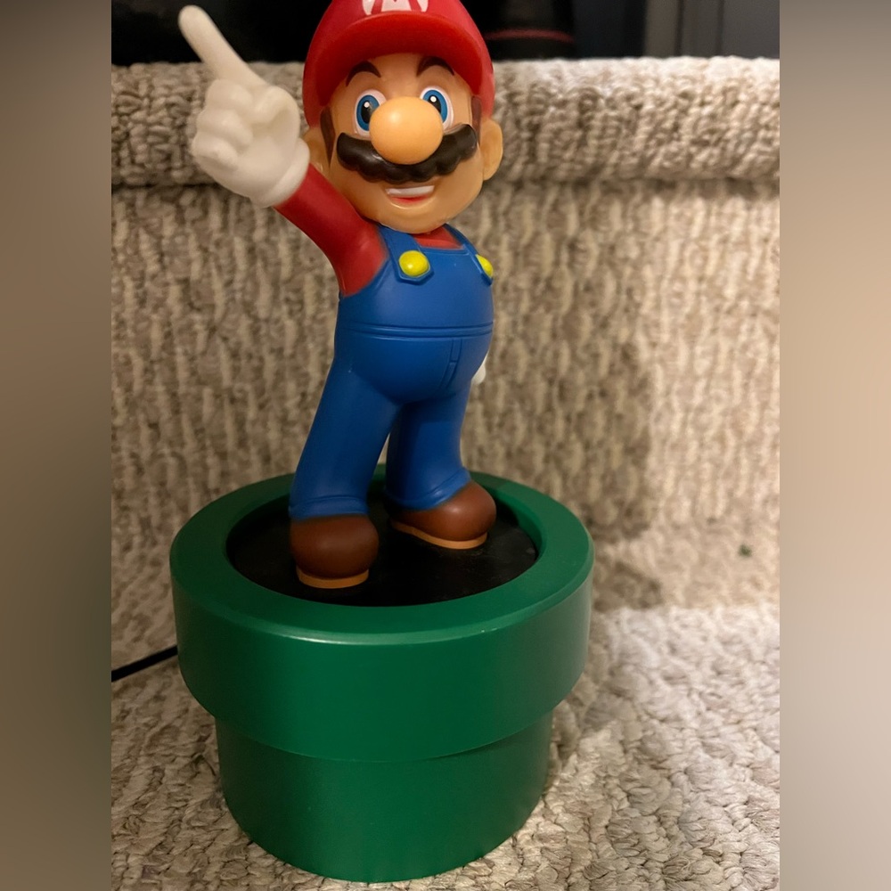 Super Mario bros push light.